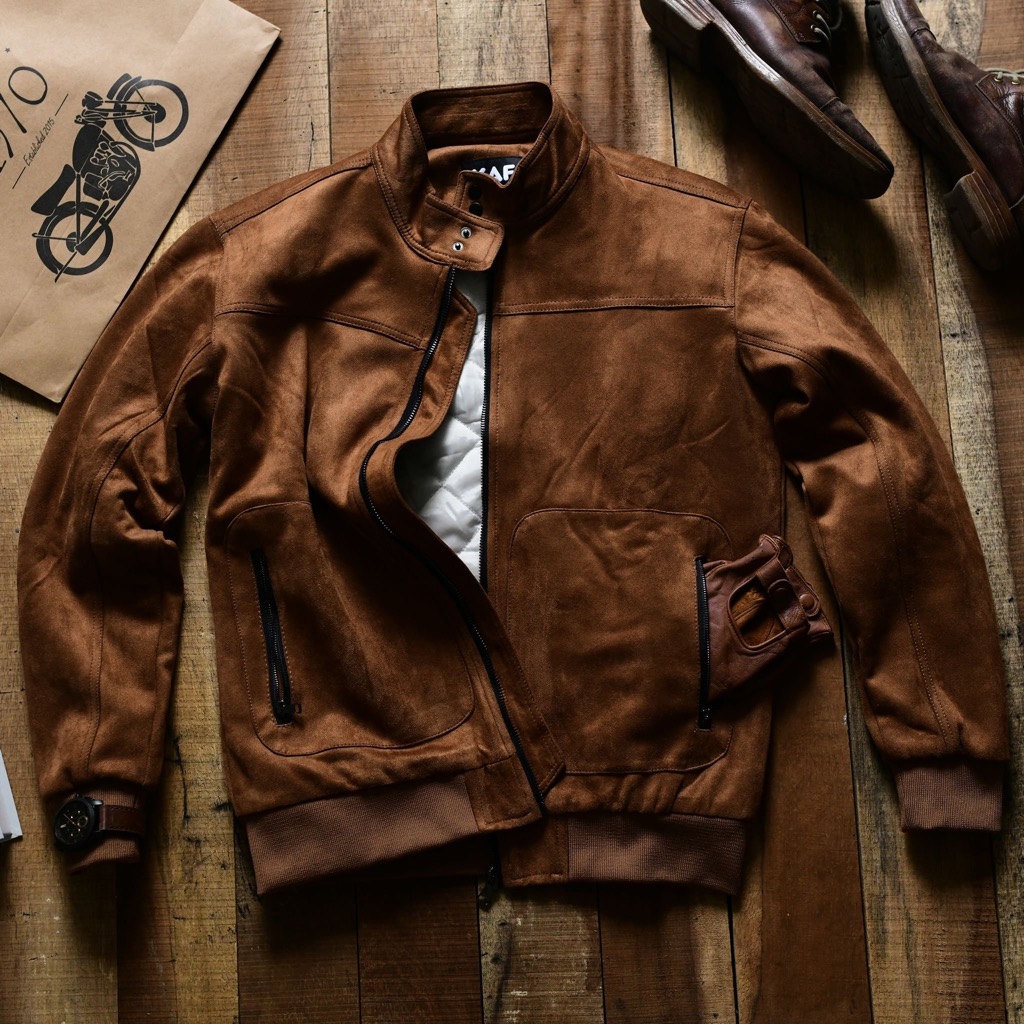 Áo khoác da lộn - Ảnh 2